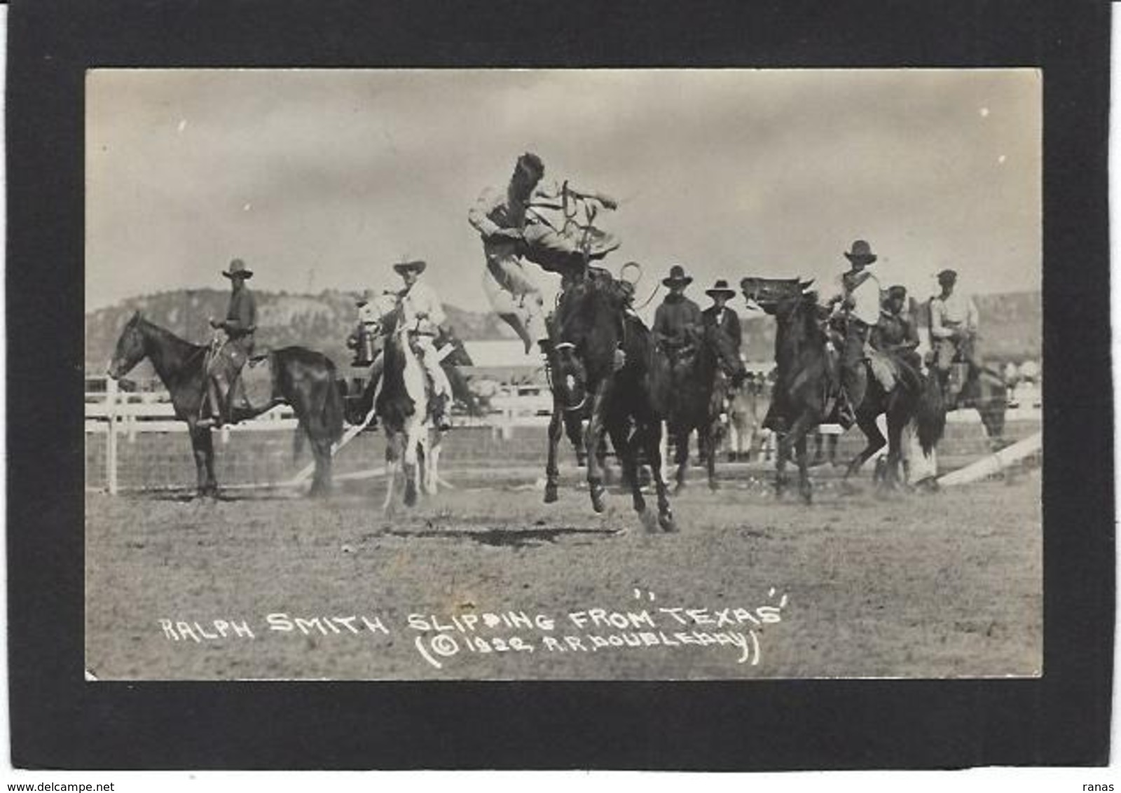 CPA Amérique Etats Unis Cow Boy Carte Photo Non Circulé - Autres & Non Classés