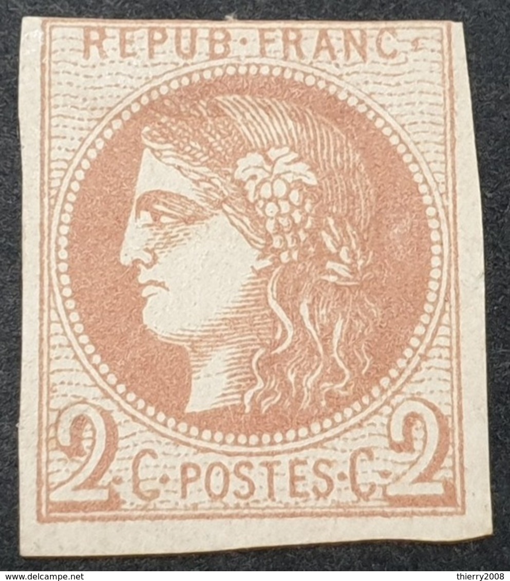 Emission De Bordeaux N° 40B Neuf (*) Sans Gomme   Etat Bien - 1870 Bordeaux Printing