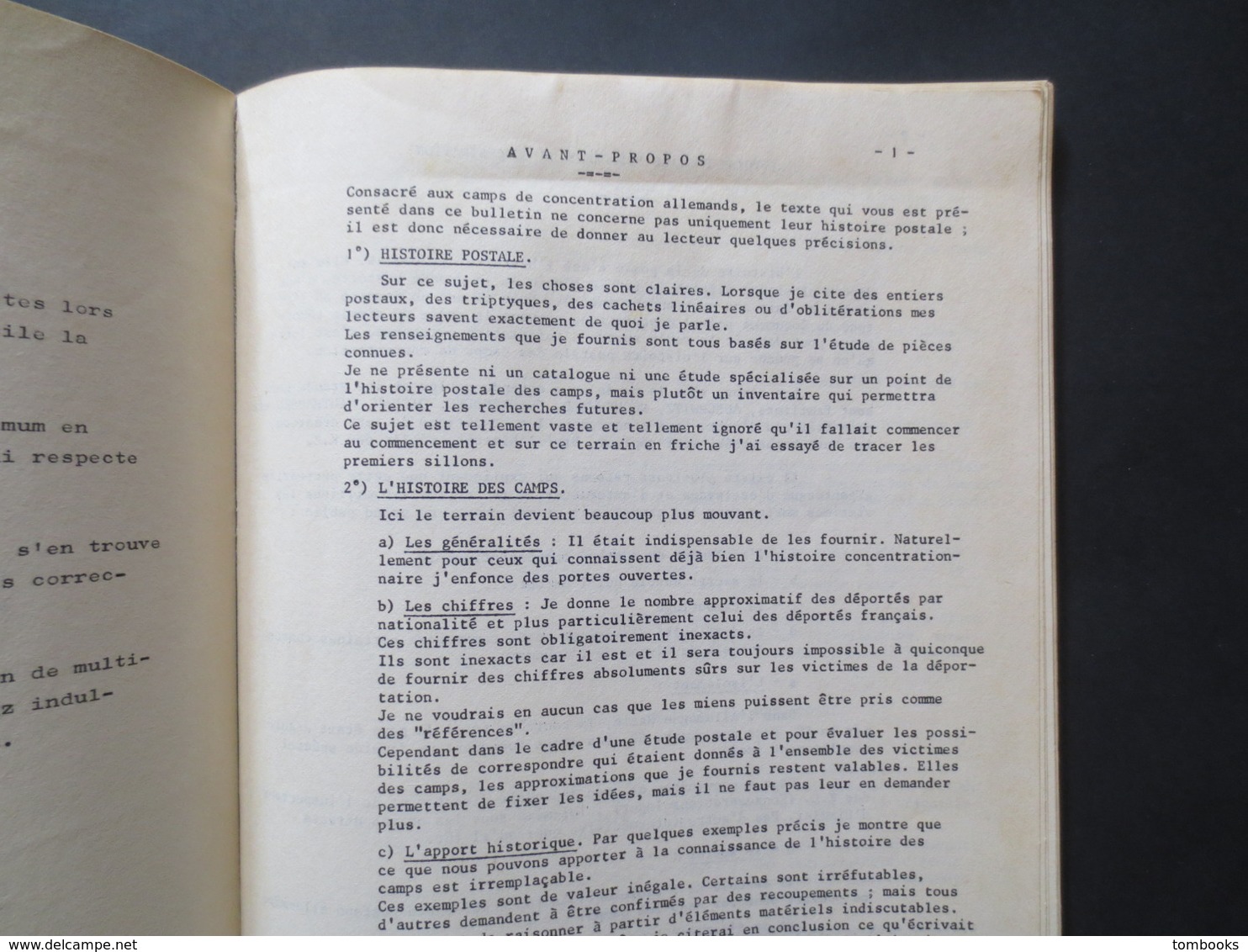 Spécial Camps De Concentration -  Société Internationale D'Histoire Postale Bulletin N° 26/27 - 1974 - - Philately And Postal History