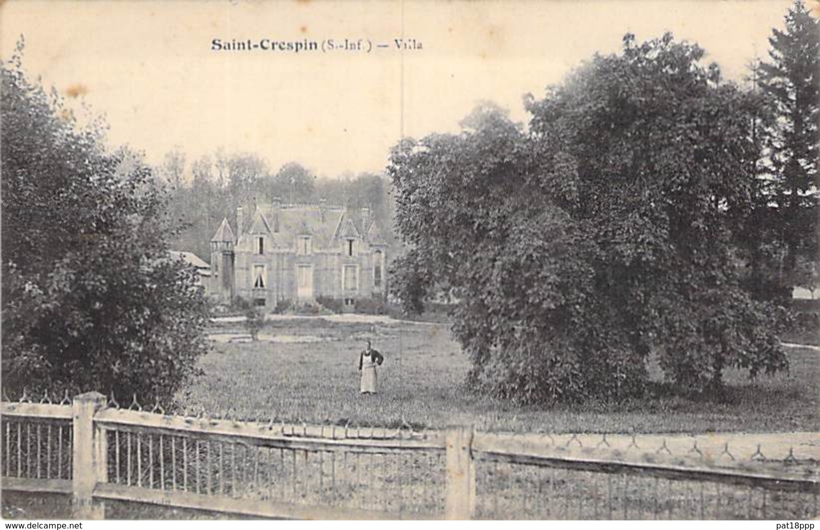 76 - SAINT CRESPIN : Villa - CPA Village (300 Habitants) - Seine Maritime - Autres & Non Classés