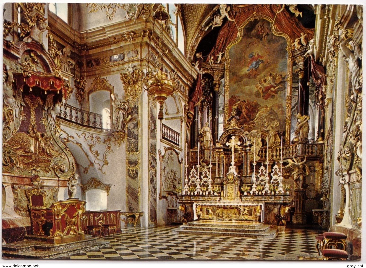 Einsiedeln, Switzerland, Chor Der Klosterkirche, Postcard [23428] - Einsiedeln