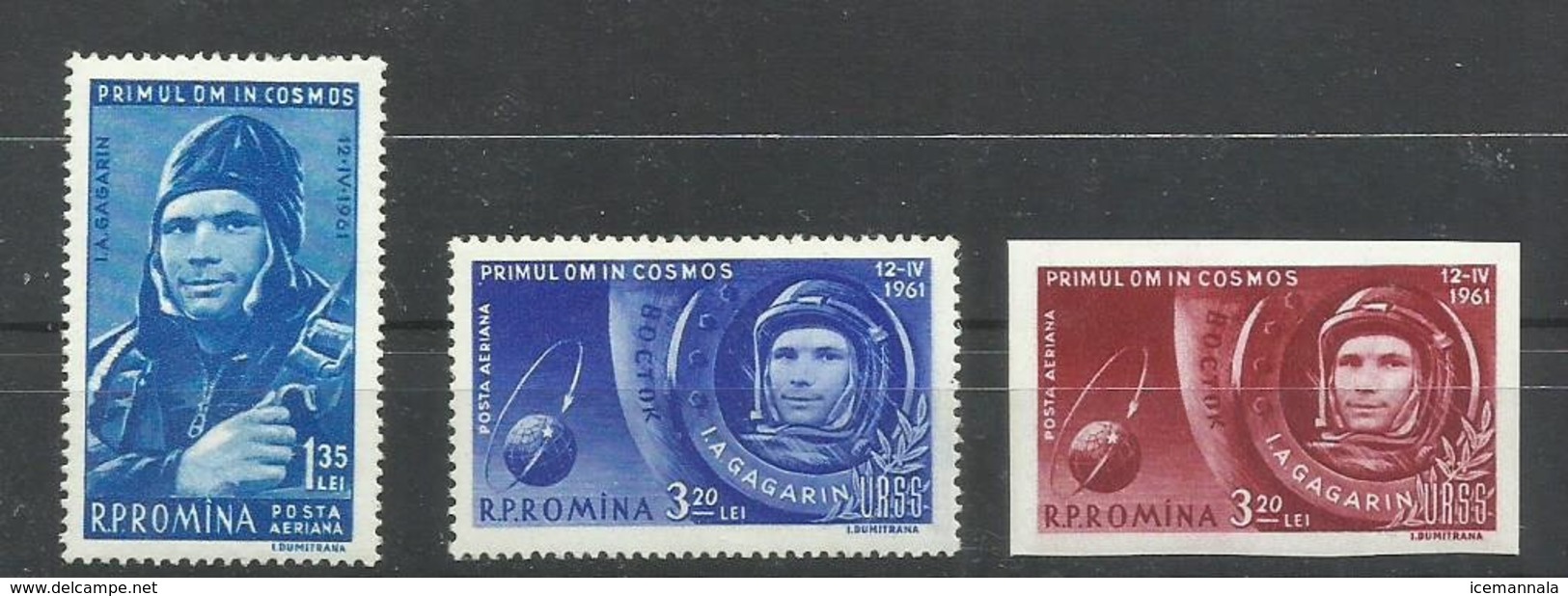 RUMANIA YVERT AEREO  141/43     MNH  ** - Nuevos