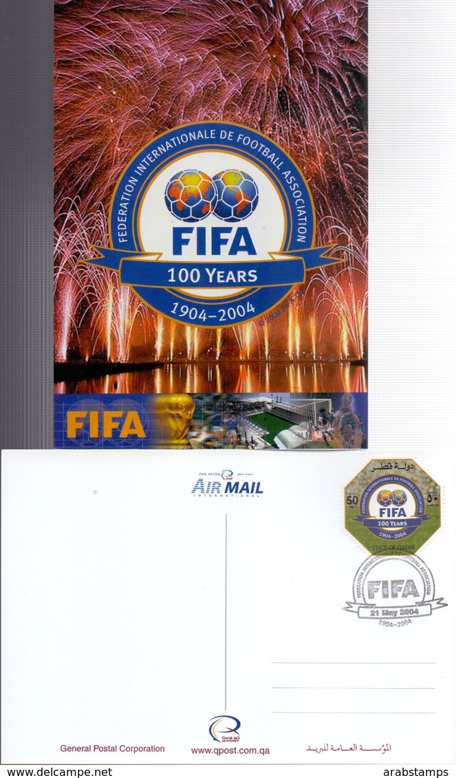 2004 QATAR FIFA Postcard - Qatar