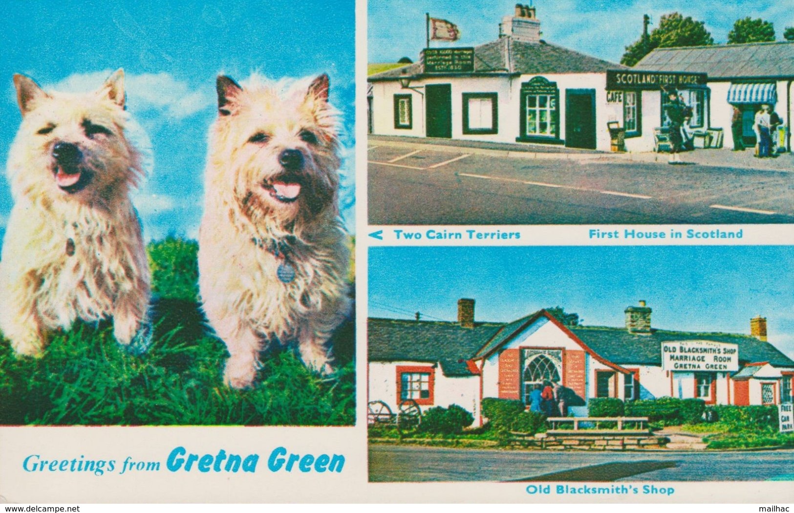 SCOTLAND - Greetins From Gretna Green - Multi Vues - Blacksmith's Shop - Cair Terriers - 1st House In Scotland - Dumfriesshire