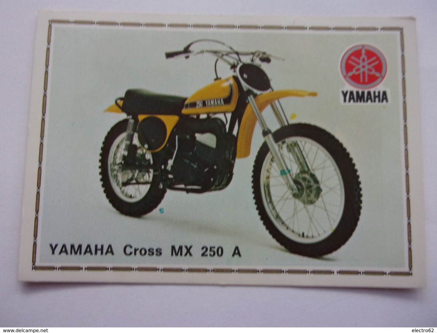 PANINI Super MOTO N°182 YAMAHA Cross MX 250 A - Edition Française