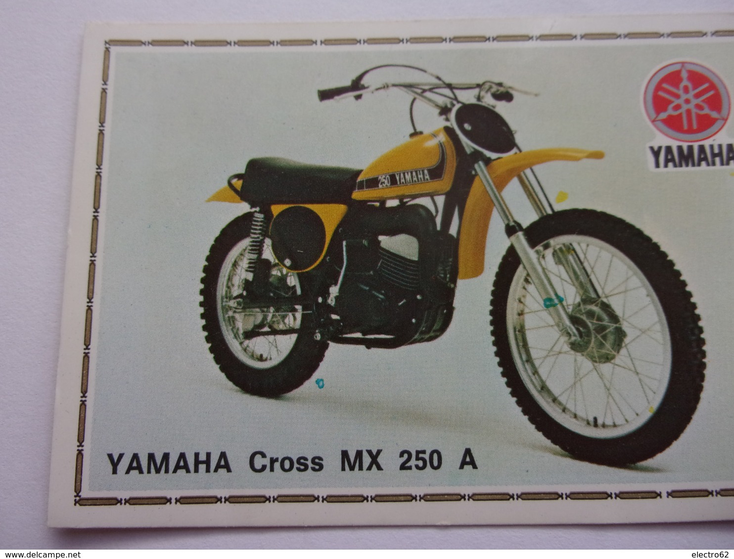 PANINI Super MOTO N°182 YAMAHA Cross MX 250 A - Edition Française