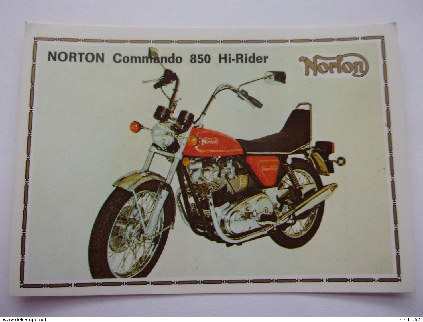 PANINI Super MOTO N°148 NORTON Commando 850 HI-RIDER - Edition Française