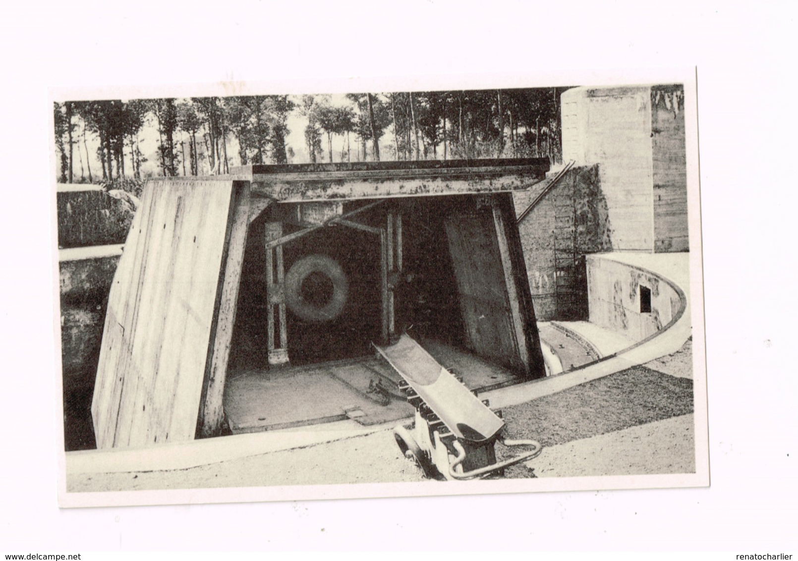 Pièce Du Leugenboom à Moere.Chariot Pour Transport De Munitions, De L'abri à La Pièce. - Guerre 1914-18