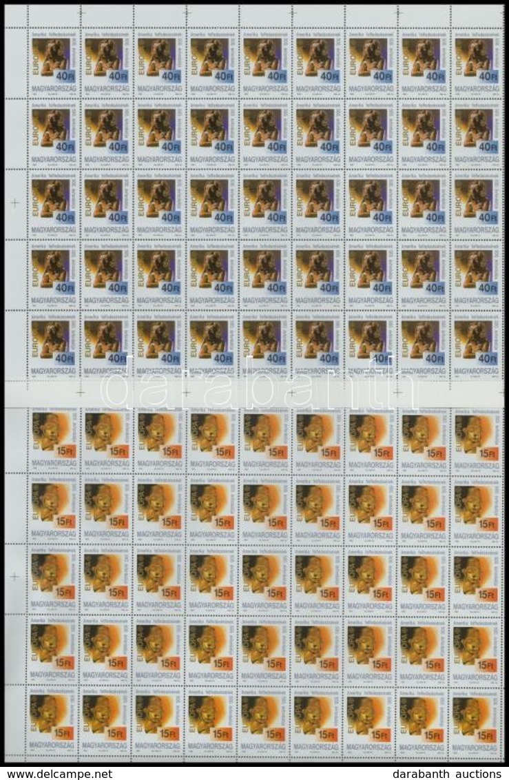 ** 1992 Európa 50 Sor Hajtott Teljes ívekben (60.000) - Other & Unclassified