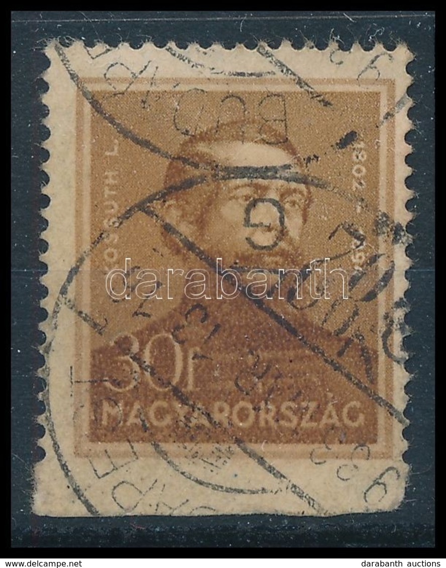 O 1931 Arcképek 30f Alul Fogazatlan - Sonstige & Ohne Zuordnung