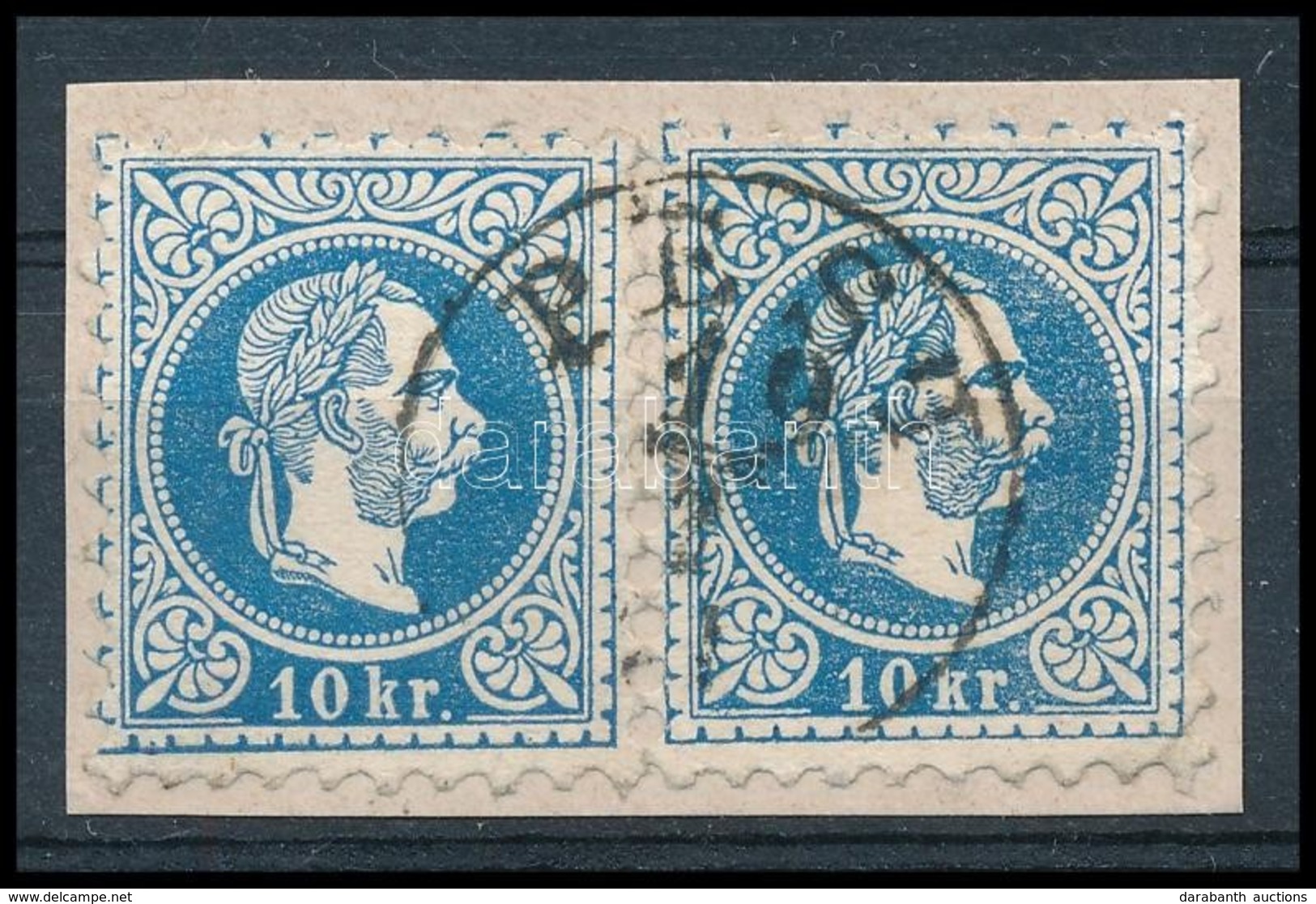 1867  2 X 10kr 'PEST' - Andere & Zonder Classificatie