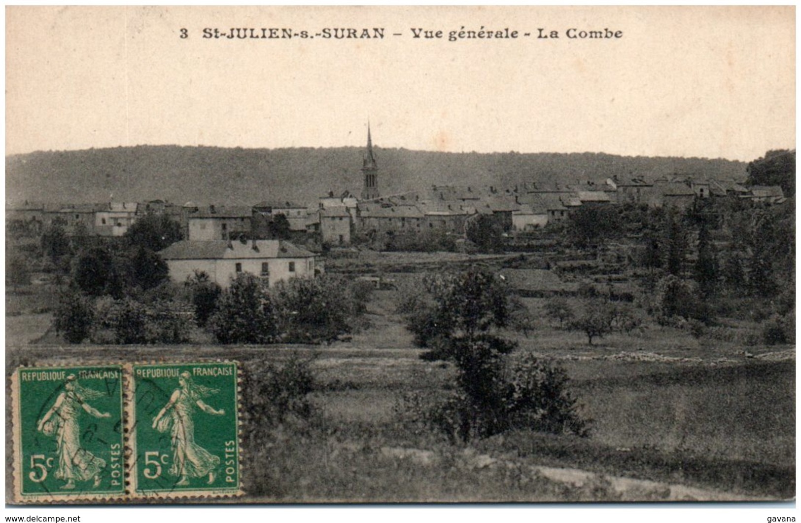 39 SAINT-JULIEN-sur-SURAN - Vue Générale - La Combe - Autres & Non Classés