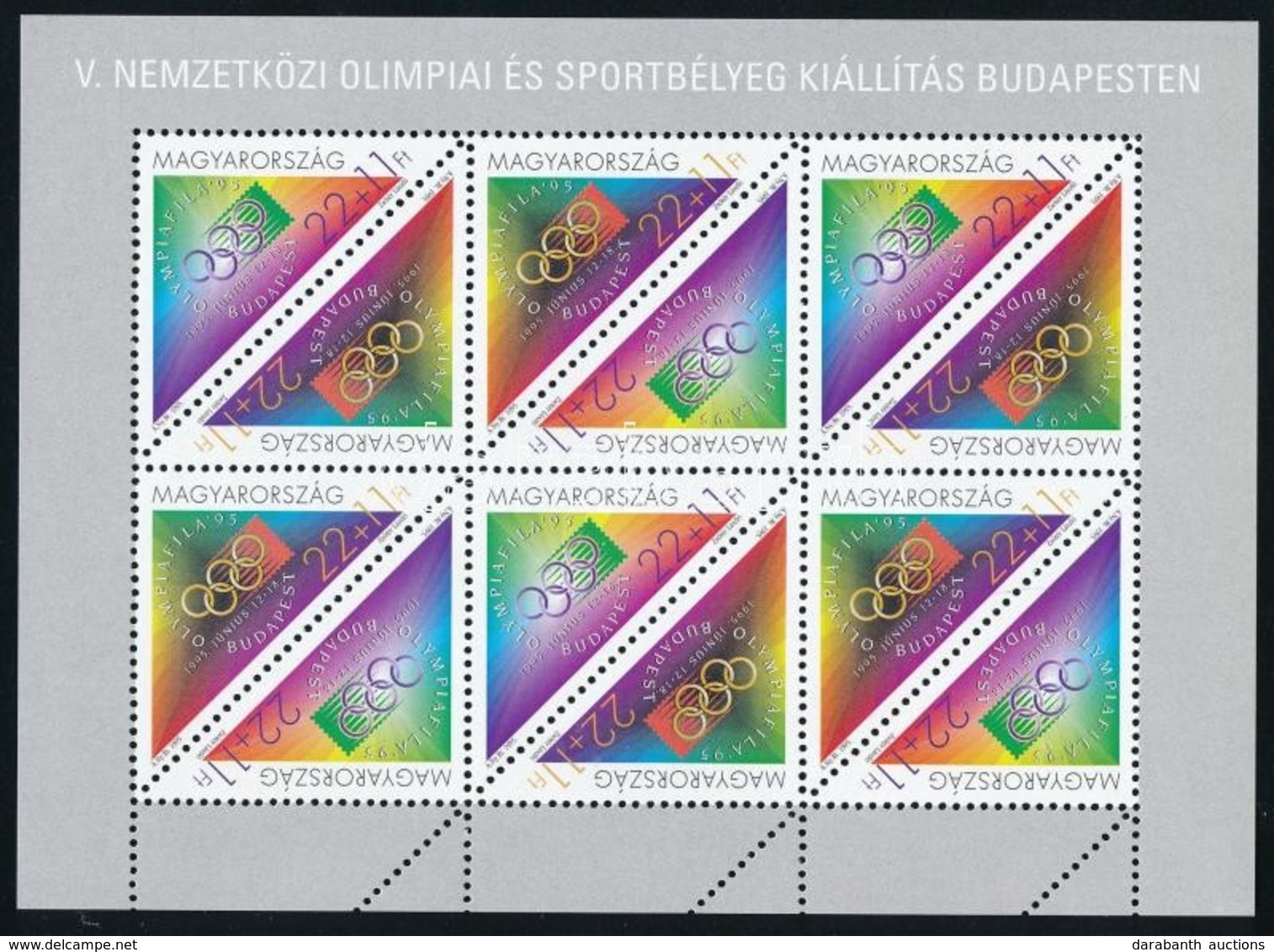 ** 1995 Olympiafila 3 Db Teljes ív (12.000) - Sonstige & Ohne Zuordnung