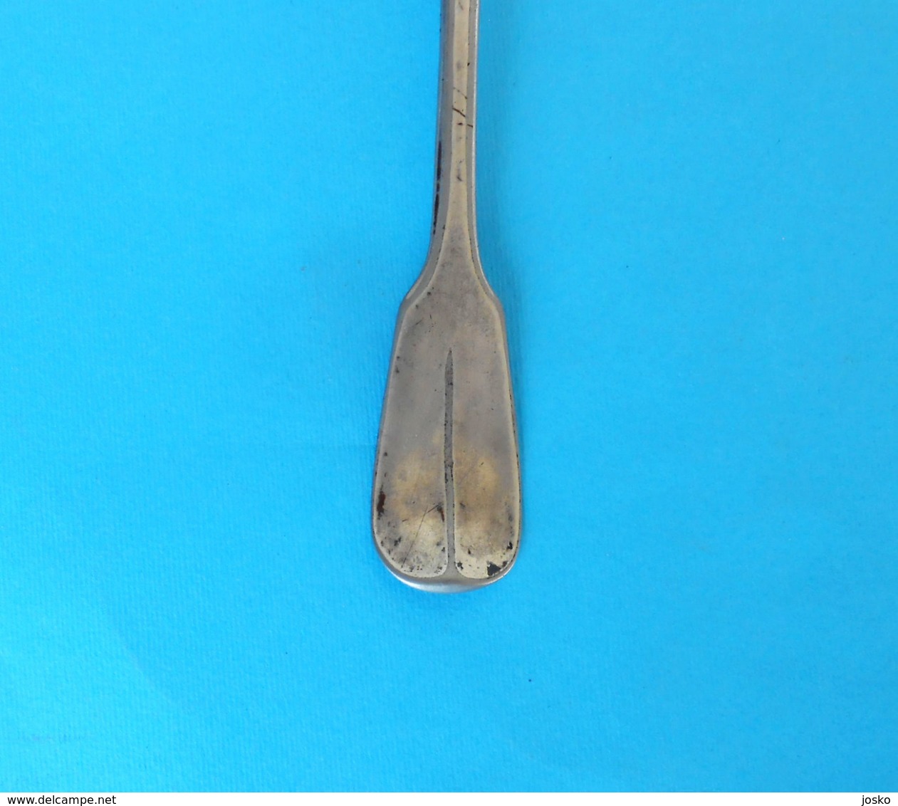 UNKOWN SHIPPING COMPANY - Original Antique Fork * Larger Size * Fourchette Gabel Forchetta Tenedor - Andere & Zonder Classificatie