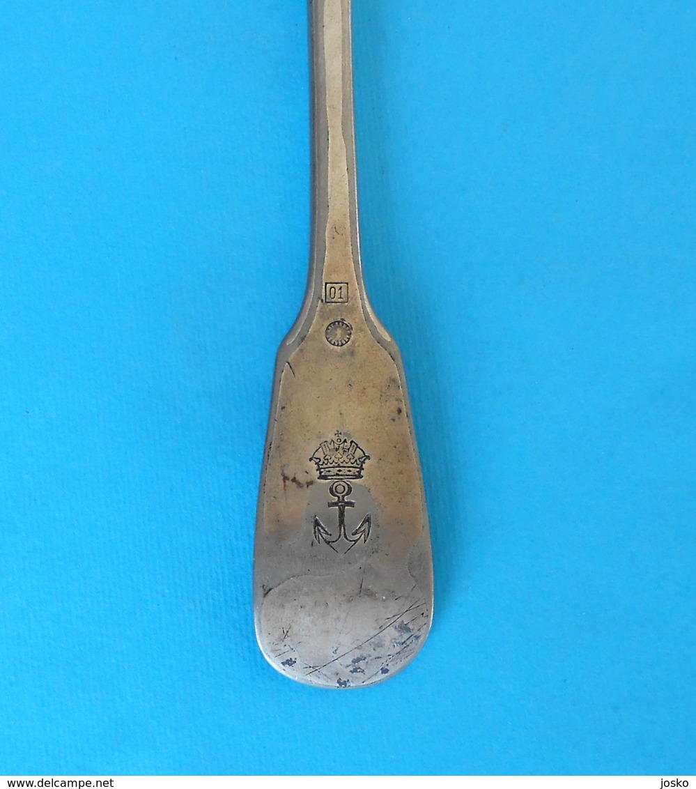 UNKOWN SHIPPING COMPANY - original antique fork * Larger size * fourchette gabel forchetta tenedor