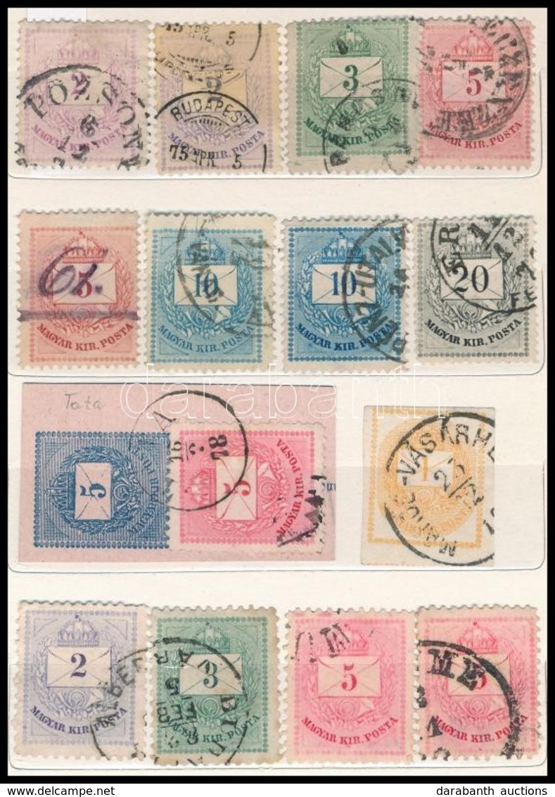 O 1874-1898 125 Db Krajcáros Bélyeg, 4 Lapos Zsebberakóban - Altri & Non Classificati