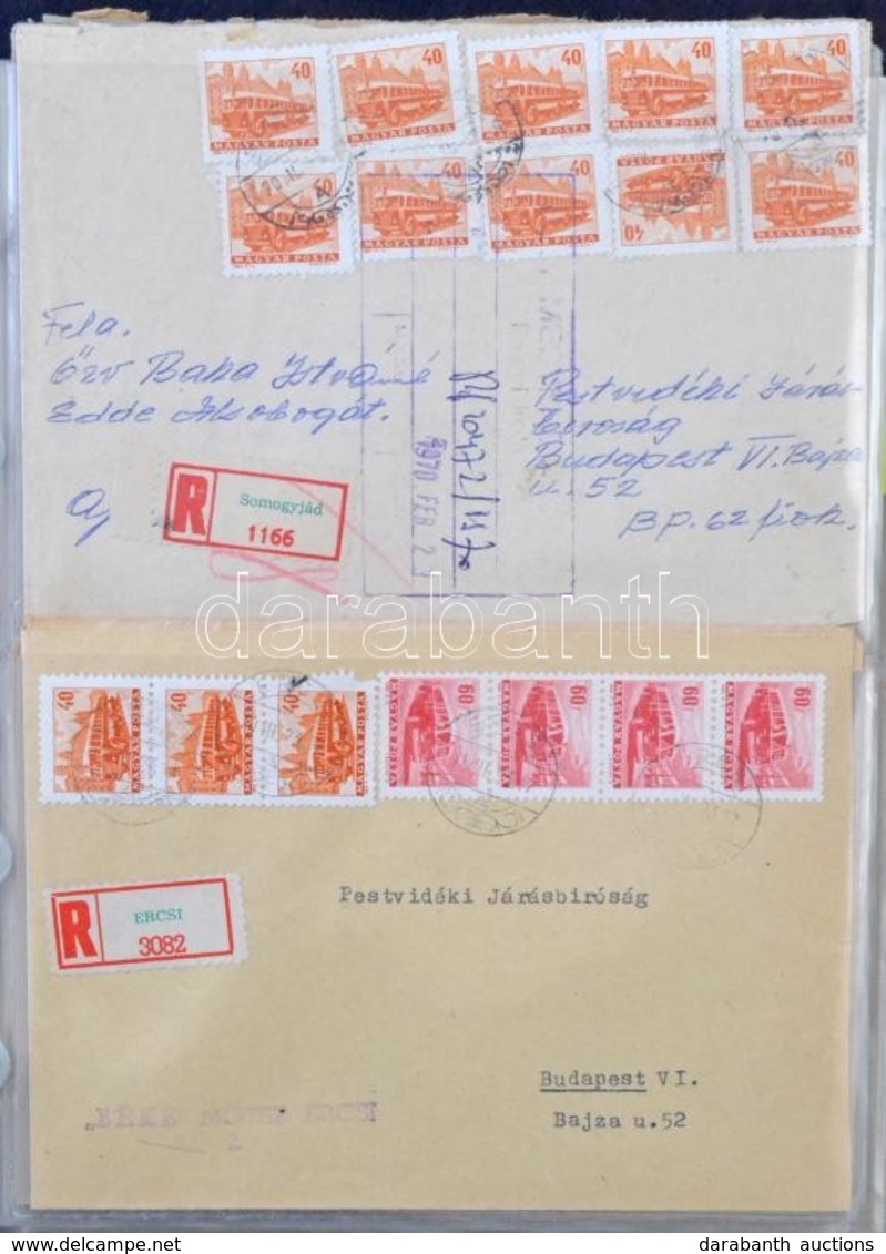 170 Db 1948-1970 Közötti Változatos (utánvétes, Expressz, Ajánlott) Levelek Gyűjteménye Levélberakóban. Sokbélyeges, Kép - Otros & Sin Clasificación