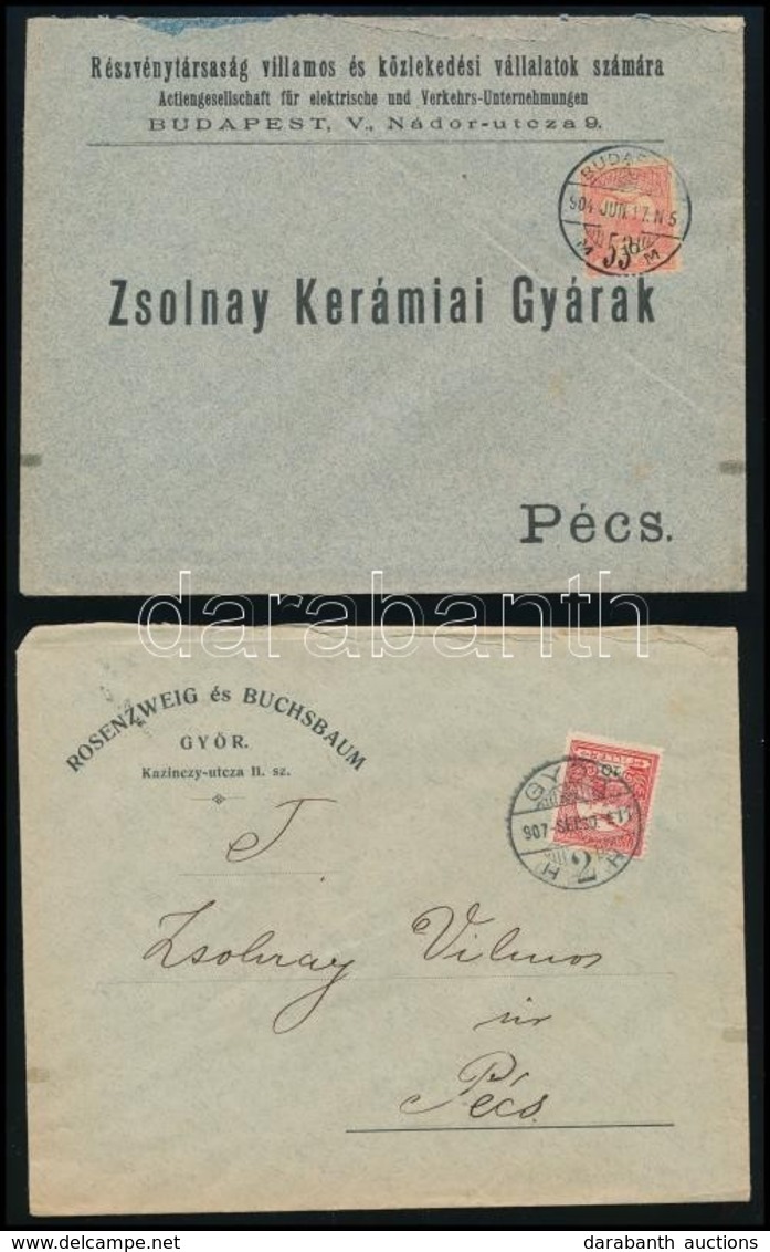 1904-1943 40 Db Magyar Levél + Néhány Díjnyugta - Altri & Non Classificati