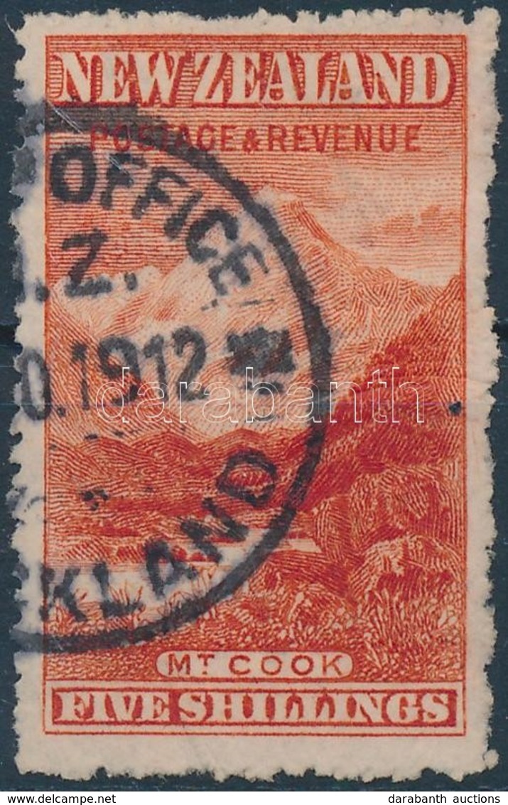 O Új Zéland 1898 Forgalmi Mi 78 (Mi EUR 400.-) (foghibák) - Autres & Non Classés