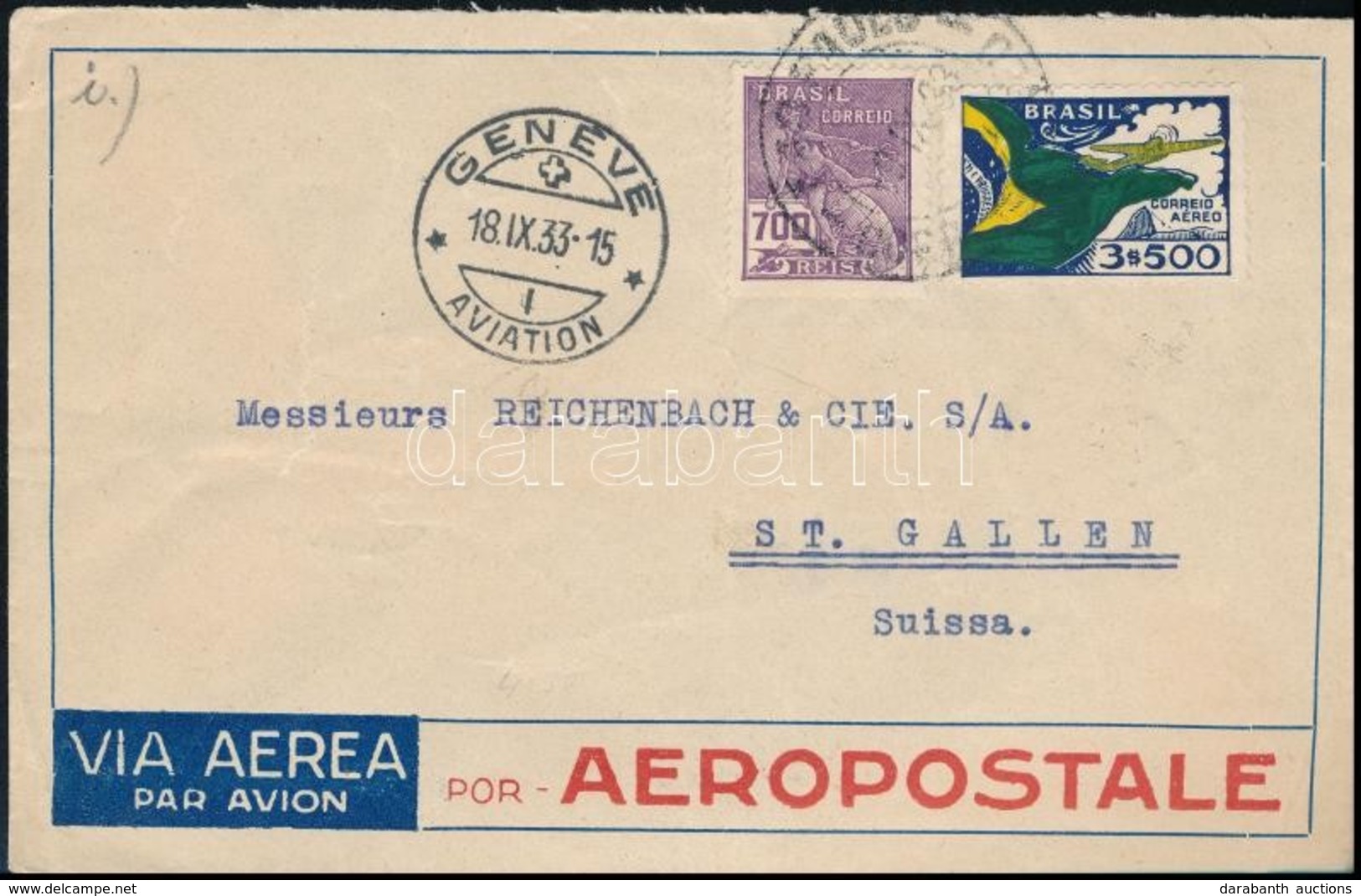 Brazília 1933 - Sonstige & Ohne Zuordnung
