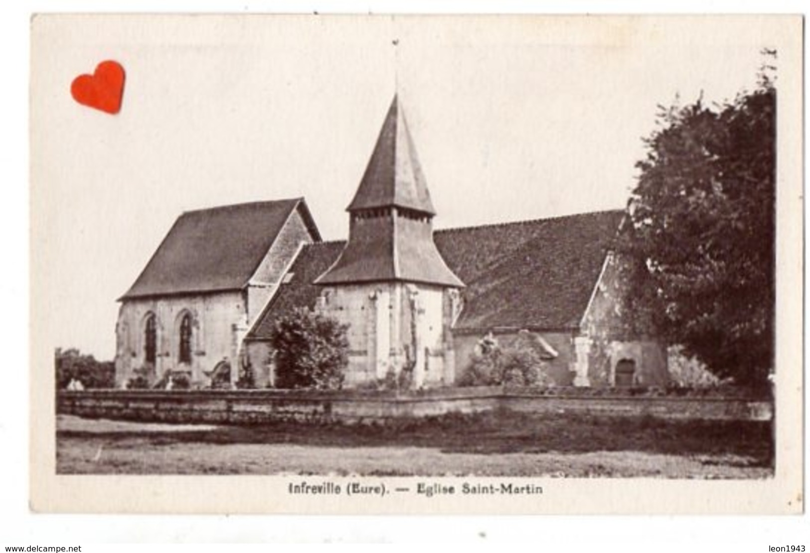 02689-LE-27-Infreville-Eglise Saint-Martin - Andere & Zonder Classificatie