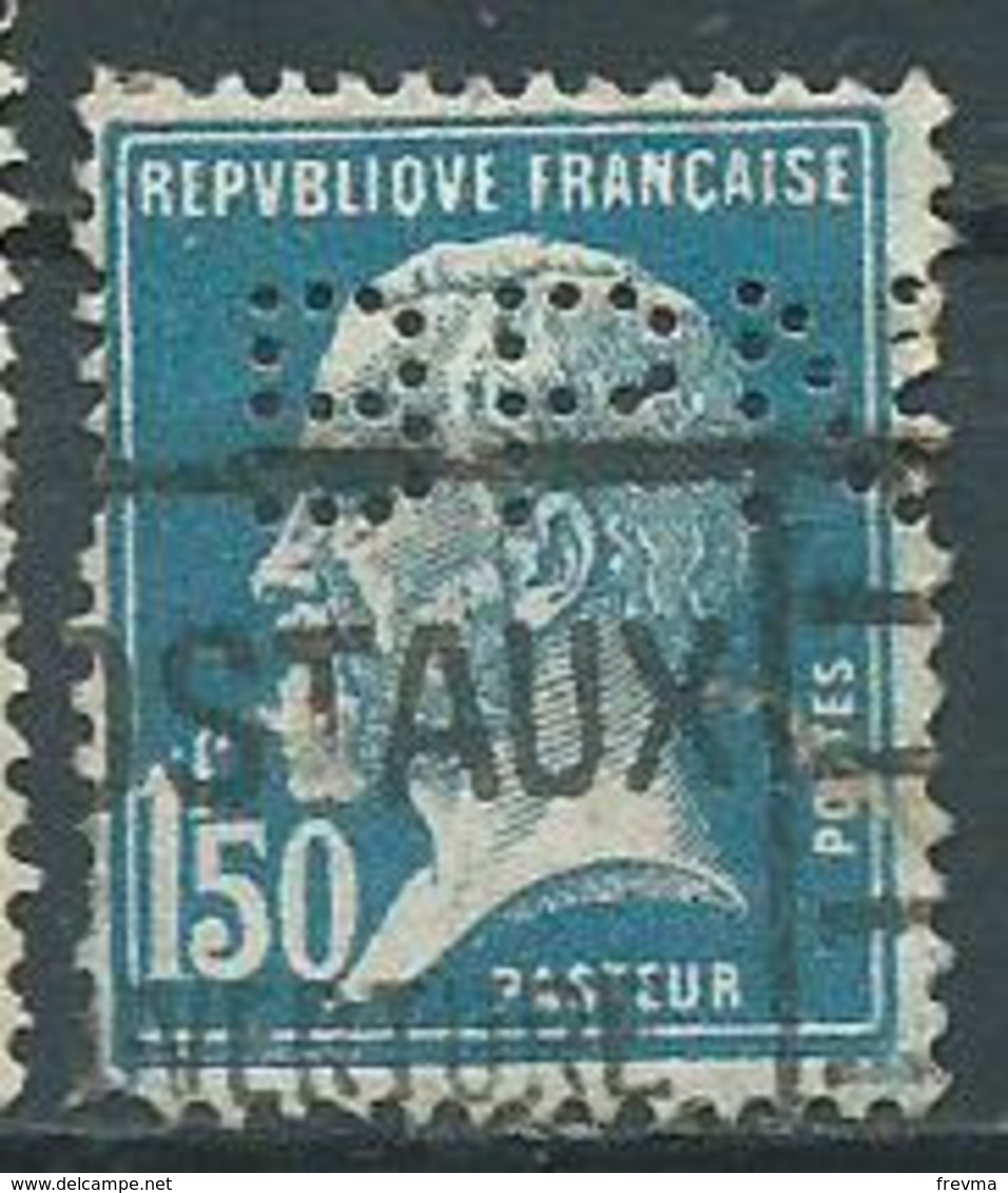 Timbre France 1923-26 Yvt 181 Perforé BPN - 1922-26 Pasteur