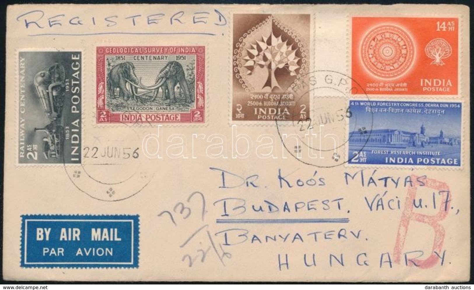 India 1956 - Altri & Non Classificati