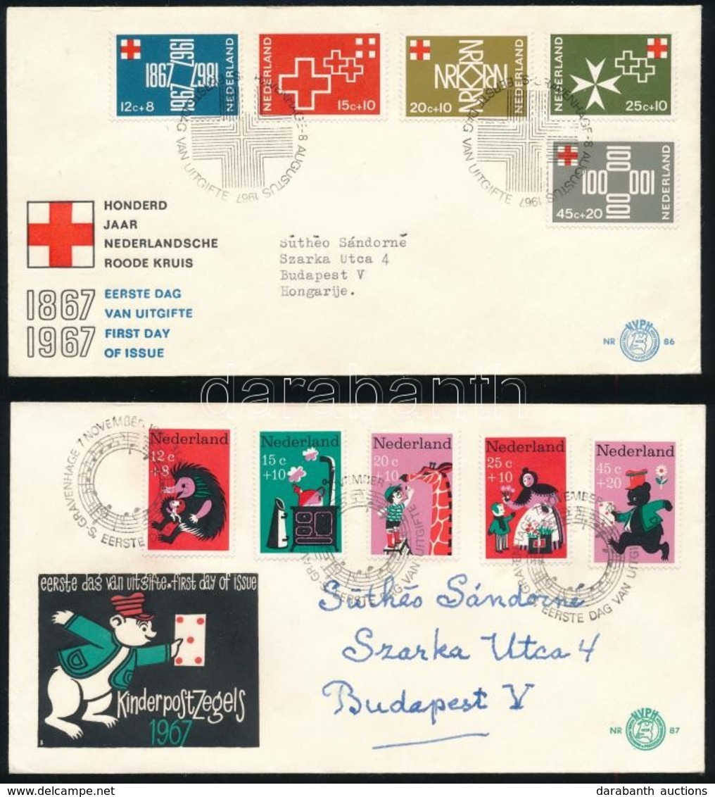 Hollandia 1967-1992 50 Db Zömében Futott FDC - Sonstige & Ohne Zuordnung