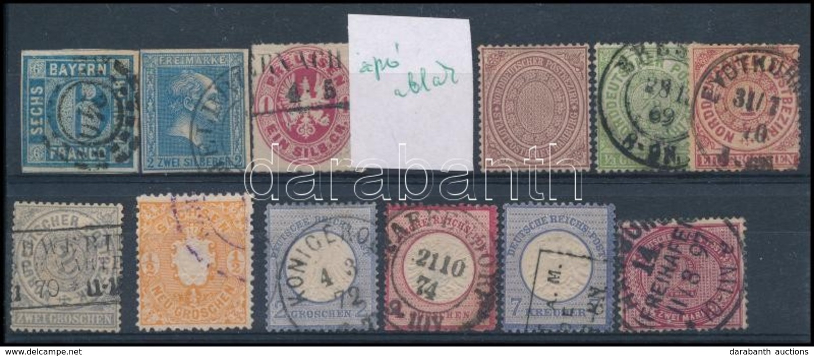 O Ó-német, Deutsches Reich 12 Db Bélyeg (Mi EUR 345,-) - Sonstige & Ohne Zuordnung