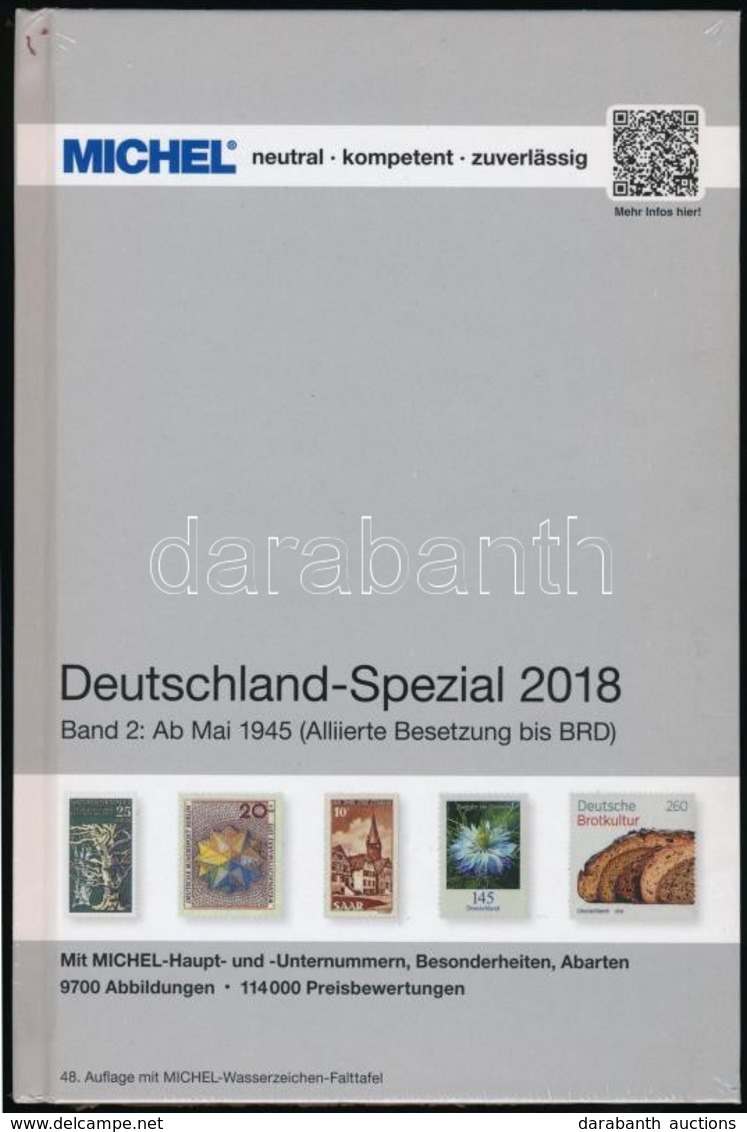 MICHEL Németország Speciál 2018/II Kötet Katalógus, Bontatlan - Altri & Non Classificati