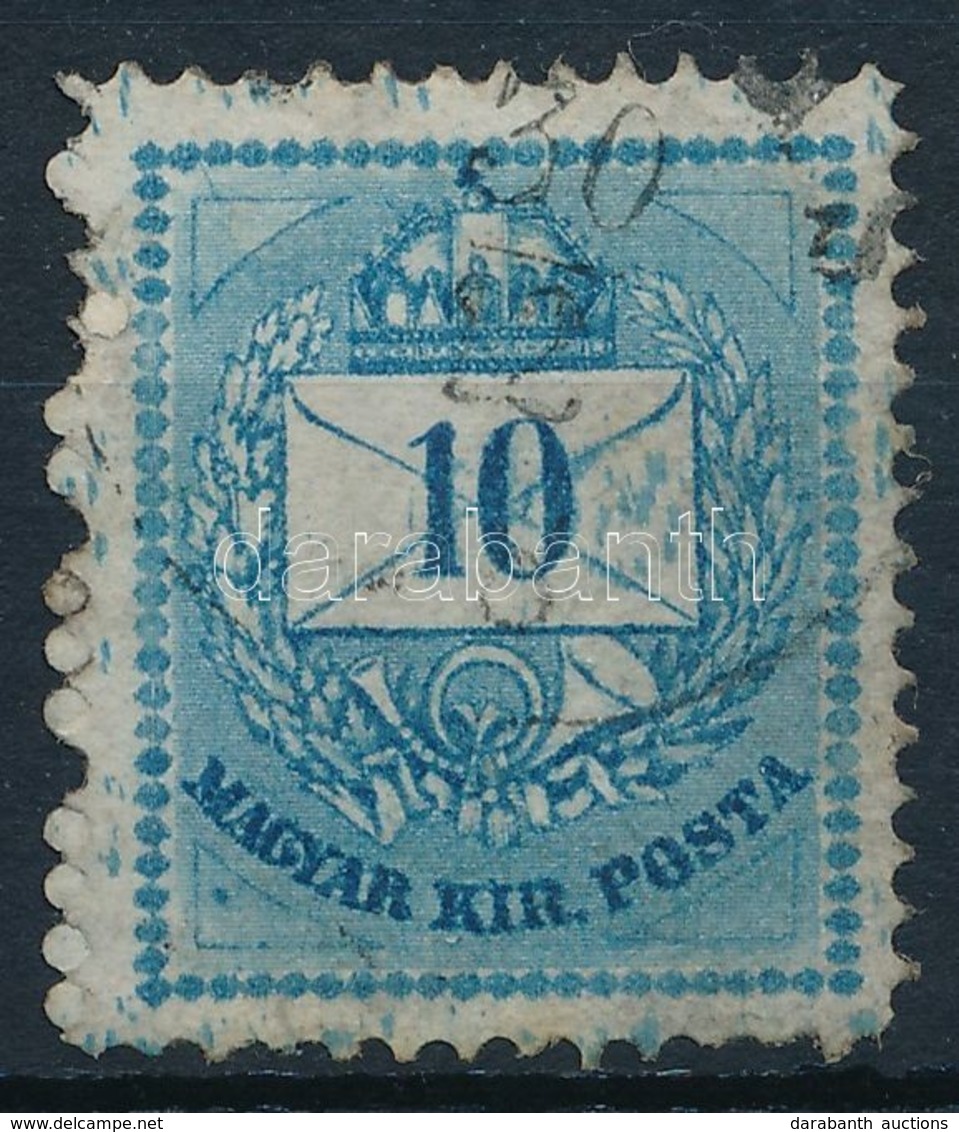 O 1874 10kr Karcok, Festékfoltok A Borítékban - Altri & Non Classificati