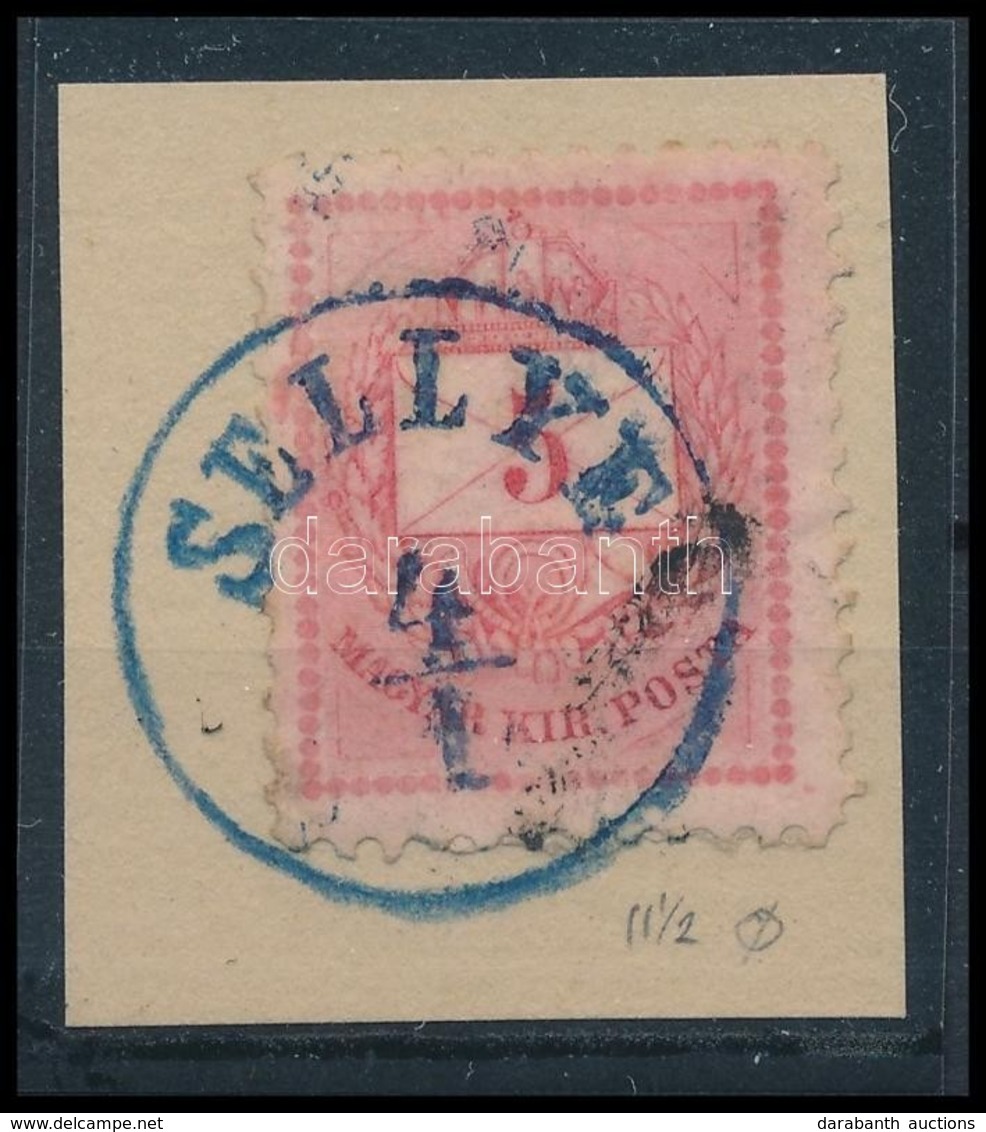 1881 5kr Kék 'SELLYE' Ritka - Autres & Non Classés