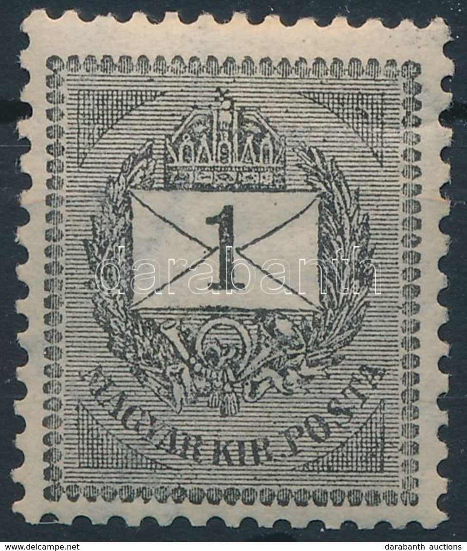 * 1889 1kr Jobb Felső Háromszögben Vonal, Ritka - Sonstige & Ohne Zuordnung