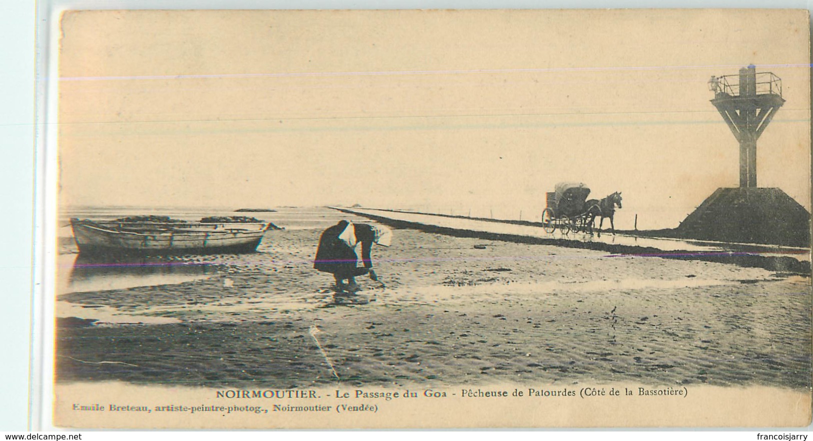31452 - NOIRMOUTIER - LE PASSAGE DU GOA / PECHEUSE DE PALOURDES - Noirmoutier