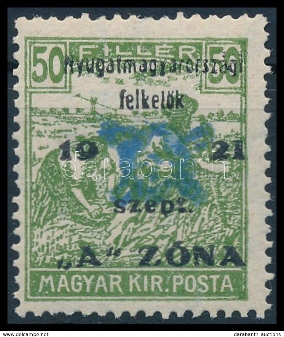 ** Nyugat-Magyarország II. 1921 Arató 50f Garancia Nélkül (18.000) - Sonstige & Ohne Zuordnung