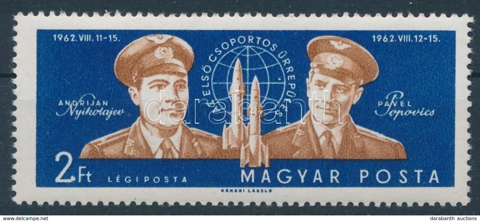 ** 1962 Az Első Csoportos űrrepülés 2Ft, A '2' Talpán Kampó - Sonstige & Ohne Zuordnung