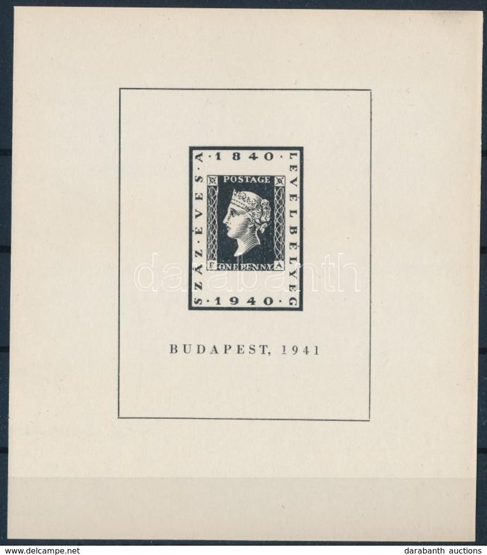 ** 1941/11b 100 éves A Bélyeg Emlékív (20.000) - Sonstige & Ohne Zuordnung