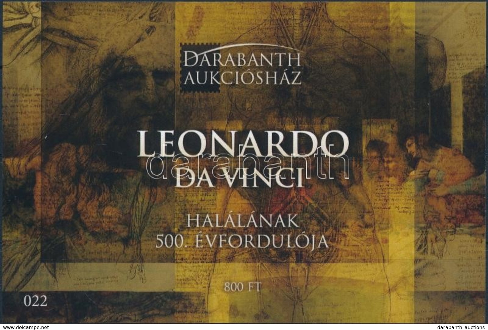 ** 2019 Leonardo Da Vinci Halálának 500. évfordulója Emlékív - Sonstige & Ohne Zuordnung