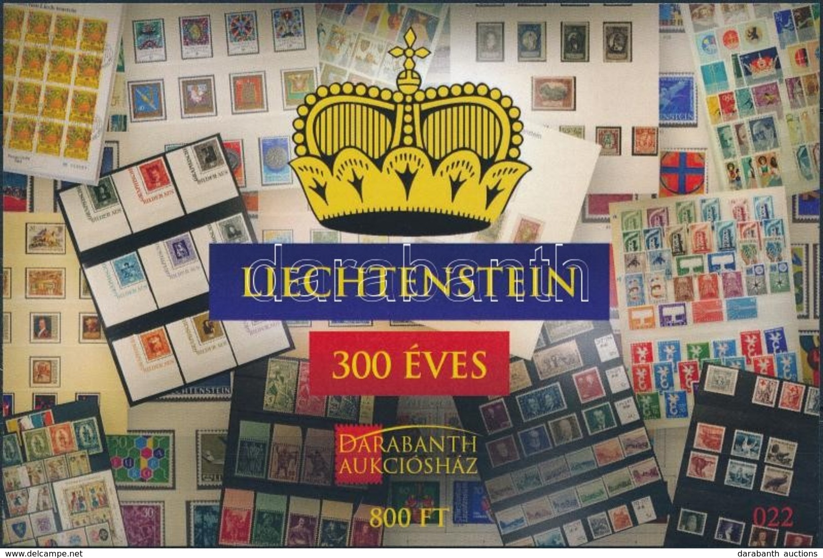 ** 2019 Liechtenstein 300 éves Emlékív - Sonstige & Ohne Zuordnung