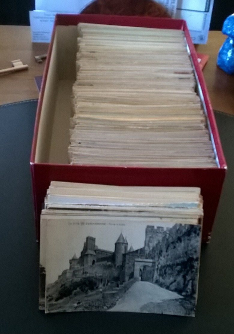 Lot De 1000 Cartes Cpa Divers France Pas De Carnet Ni Lourdes Lot Tres Propre Type Drouille - 500 Postcards Min.