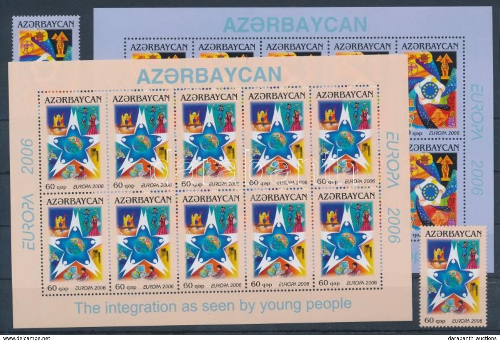 ** 2006 Europa CEPT: Integráció Sor + Kisívpár Mi 638-639 A - Autres & Non Classés