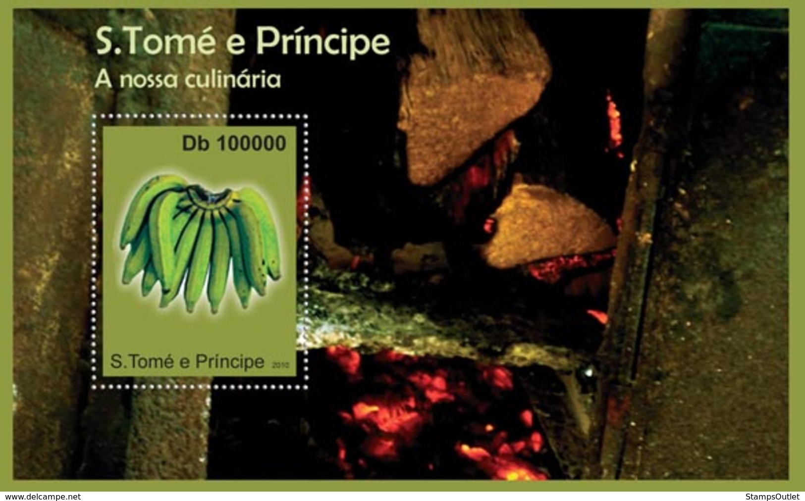 S. TOME & PRINCIPE 2010 - Culinary Of Sao Tome & Principe (S/S1) S/s - YT 588, Mi 4723/BL.803 - Sao Tome And Principe