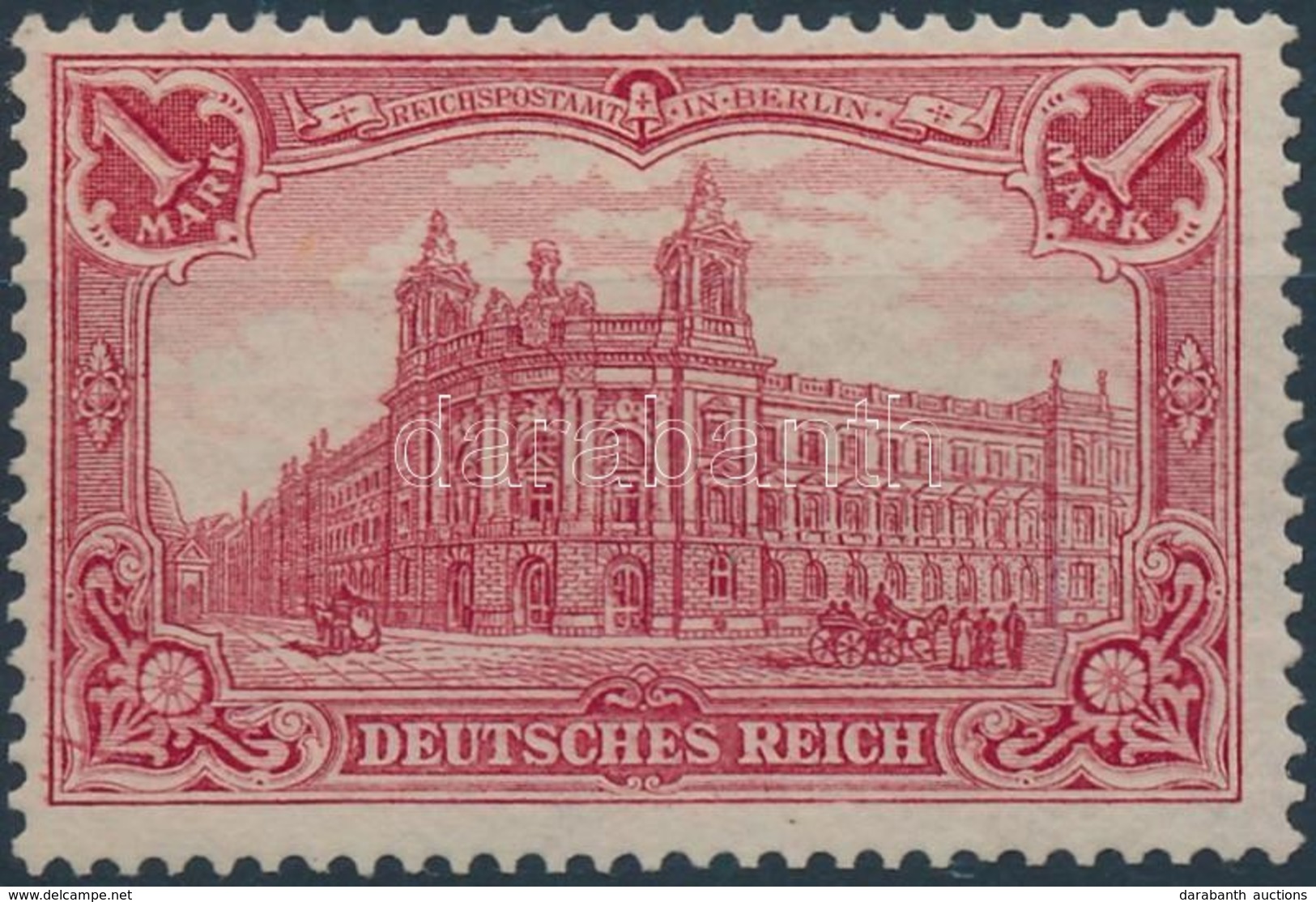 * 1902 Mi 78 Aa (Mi EUR 1500,-) (felül Javított Fogazás / Repaired Perforation) Certificate: Jäschke-Lantelme - Sonstige & Ohne Zuordnung
