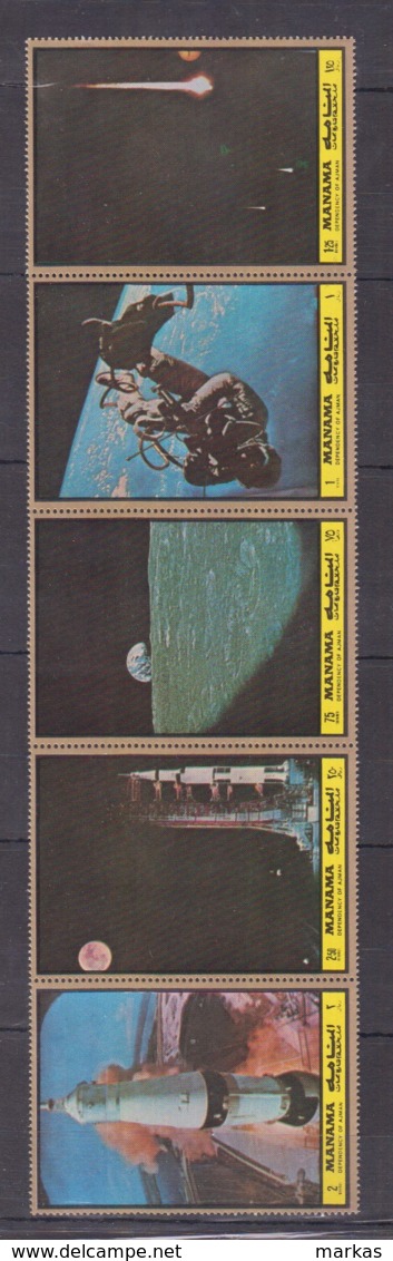 B20. Manama - MNH - Space - Spaceships - Astronauts - Other & Unclassified