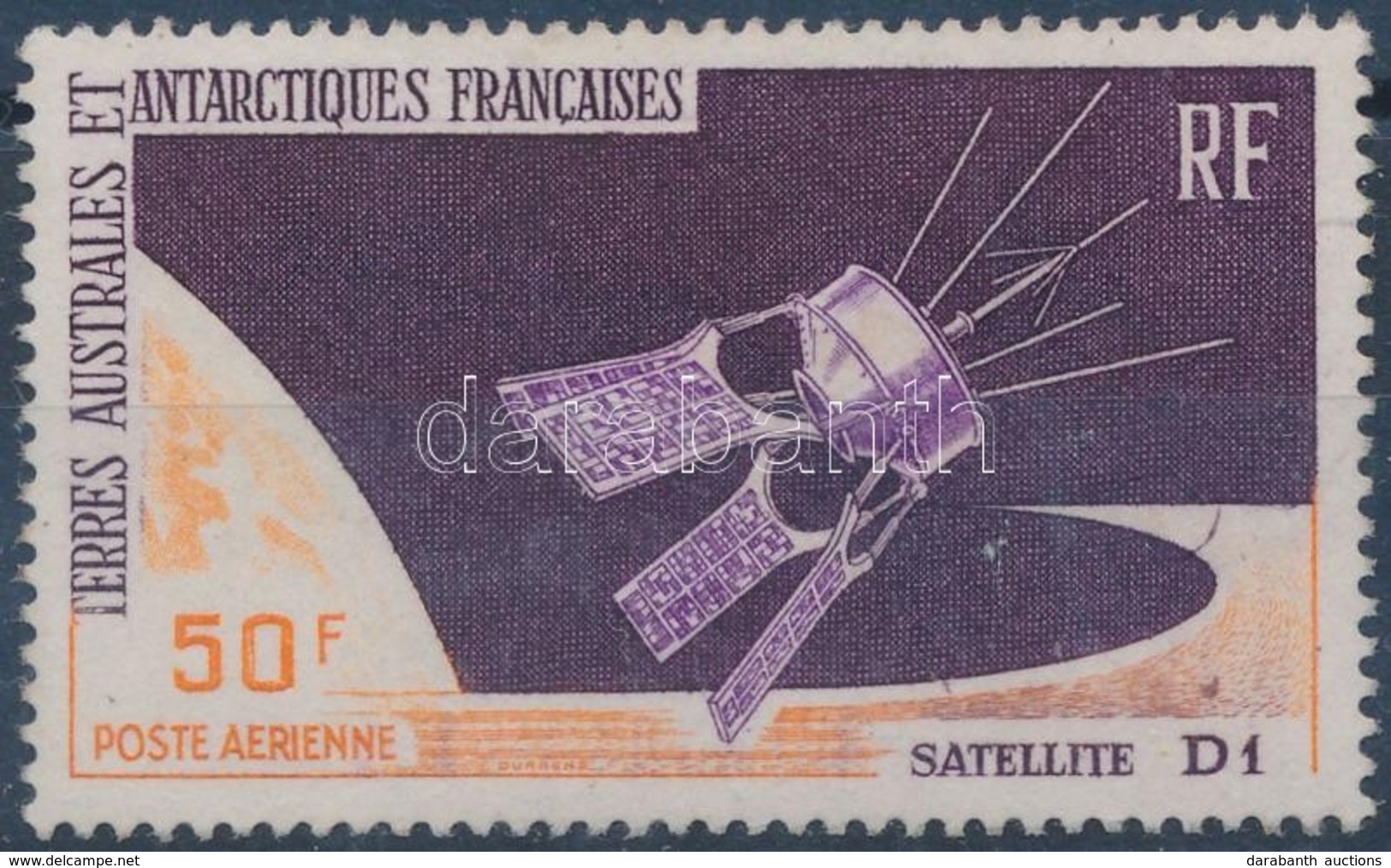 ** 1966 A Francia D1 Műhold Mi 35 - Altri & Non Classificati