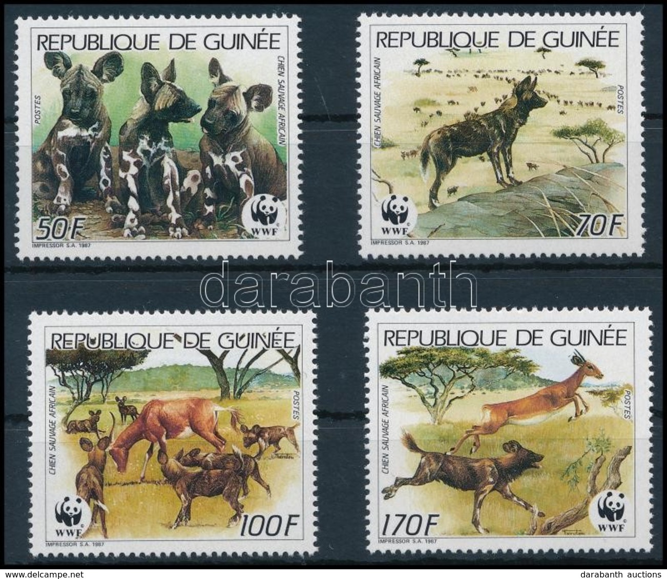 ** 1987 WWF Sor,
WWF Set
Mi 1194-1197 - Andere & Zonder Classificatie