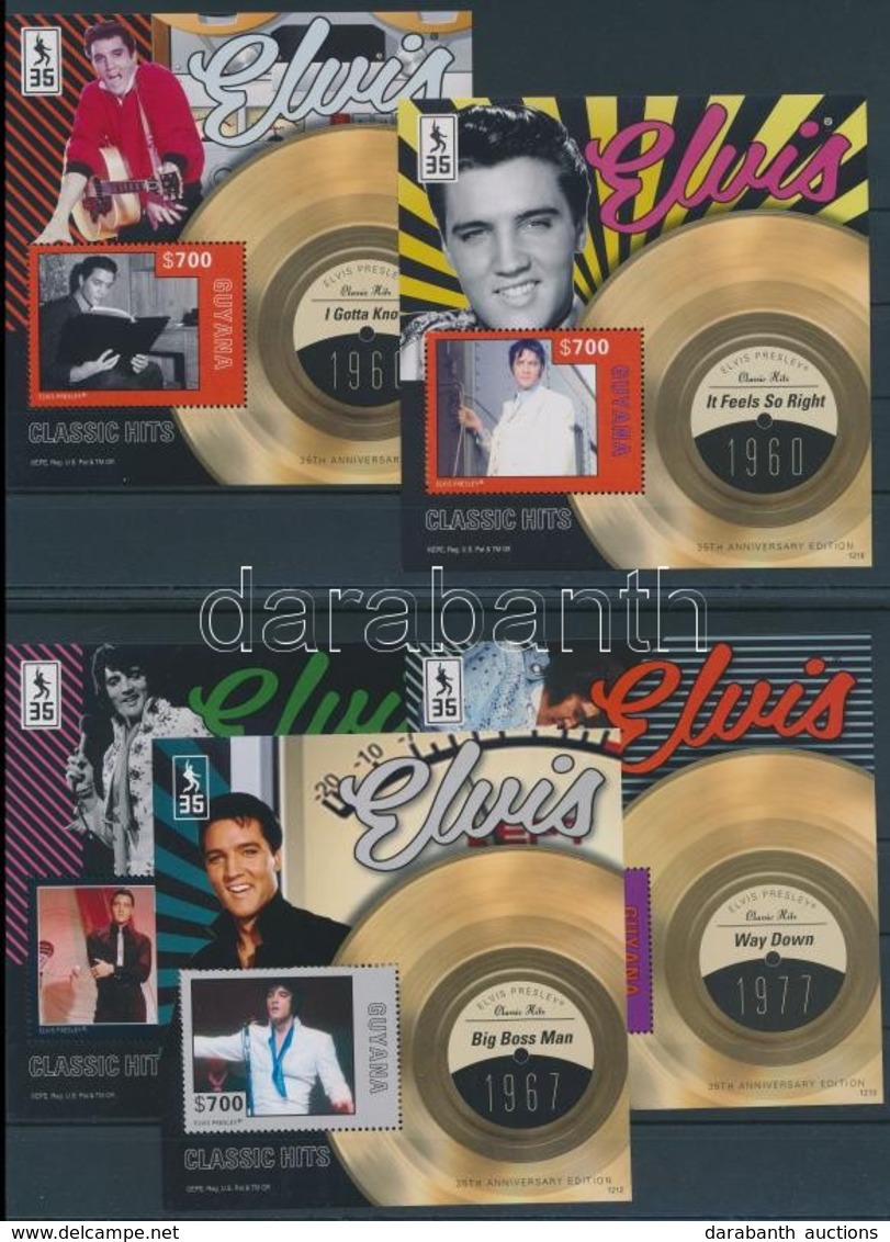 ** 2012 Elvis Presley Blokksor Mi 863-867 - Sonstige & Ohne Zuordnung