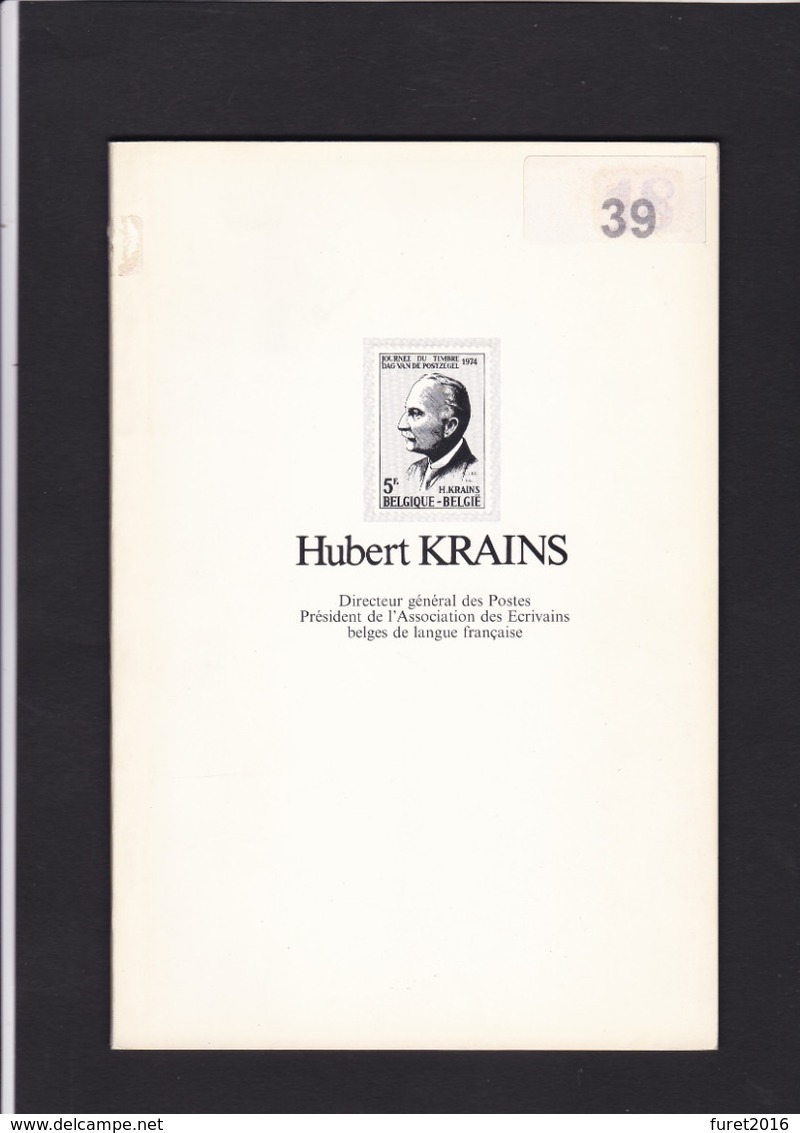 HUBERT KRAINS Directeur General Des Postes  Biographie 40 Pages - Bibliografieën