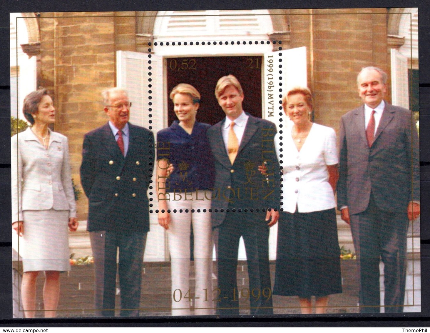 Belgium België Belgique 1999 R MNH Block Royalty Royal Koningshuis Queen King Family Albert Paola Filip Philippe Mathild - Royalties, Royals
