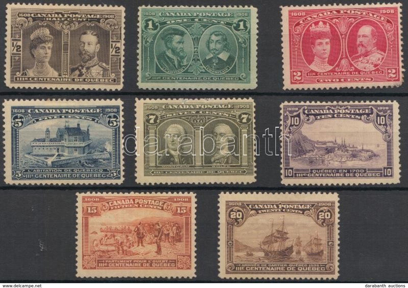 * 1908 Forgalmi Bélyeg Sor / Definitive Set Mi 84-91 - Otros & Sin Clasificación